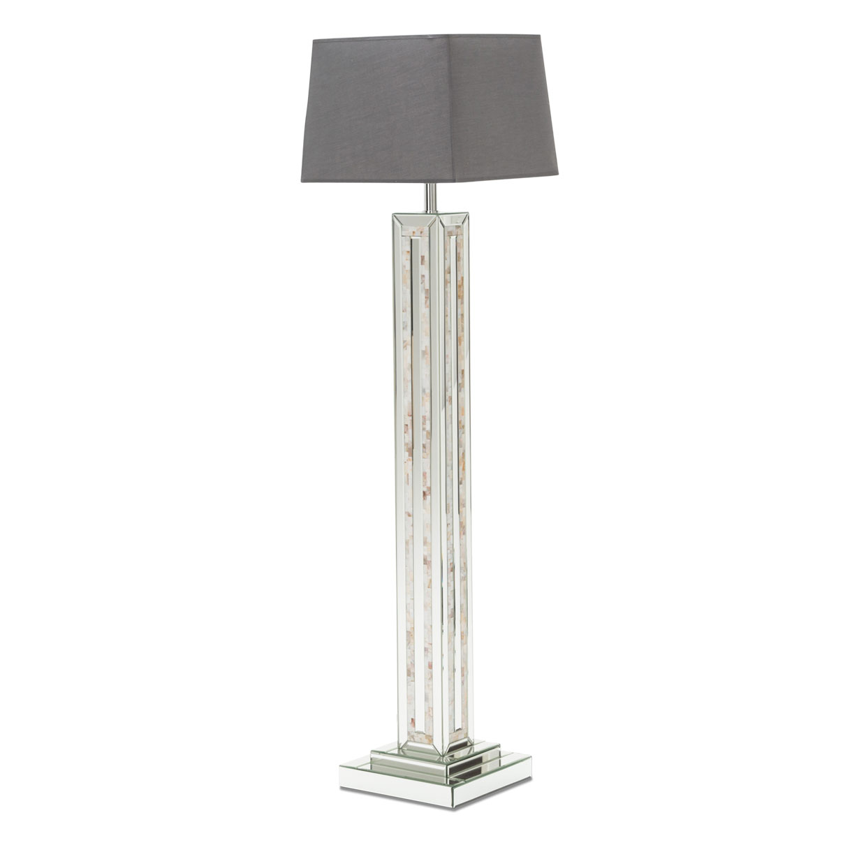 mirrored floor lamp