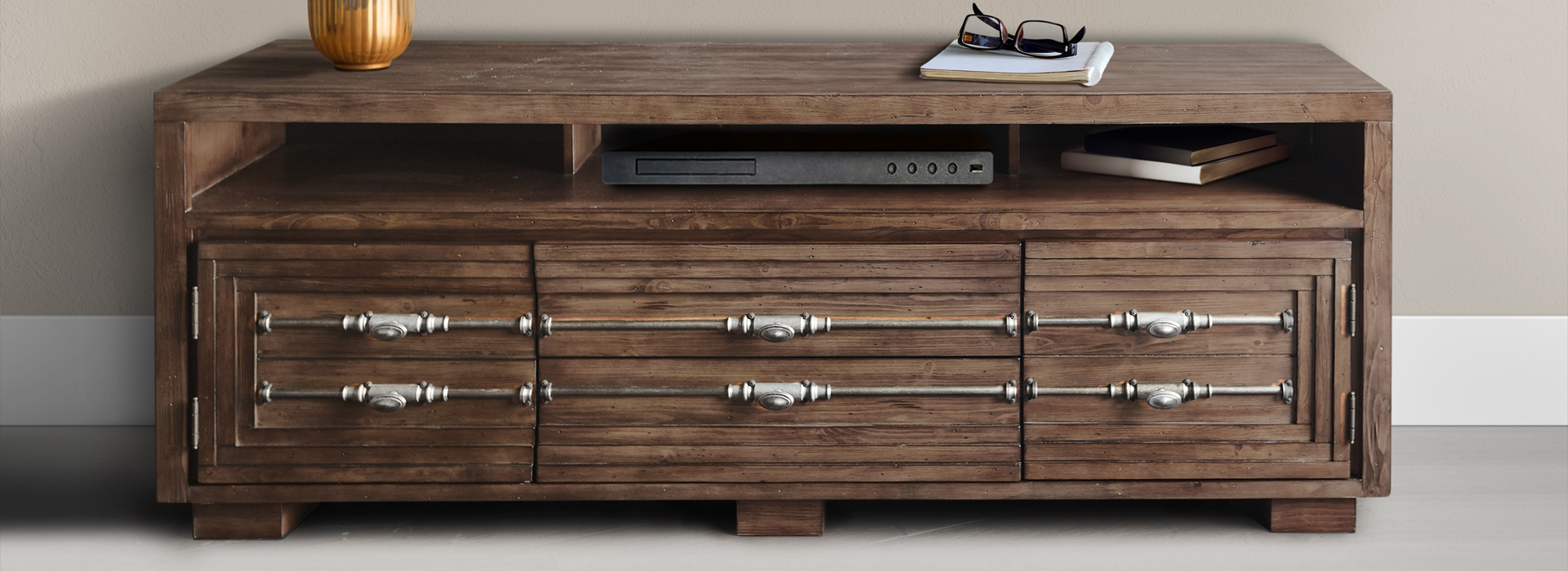 Michael Amini Furniture Designs Entertainment Center 4 Pc